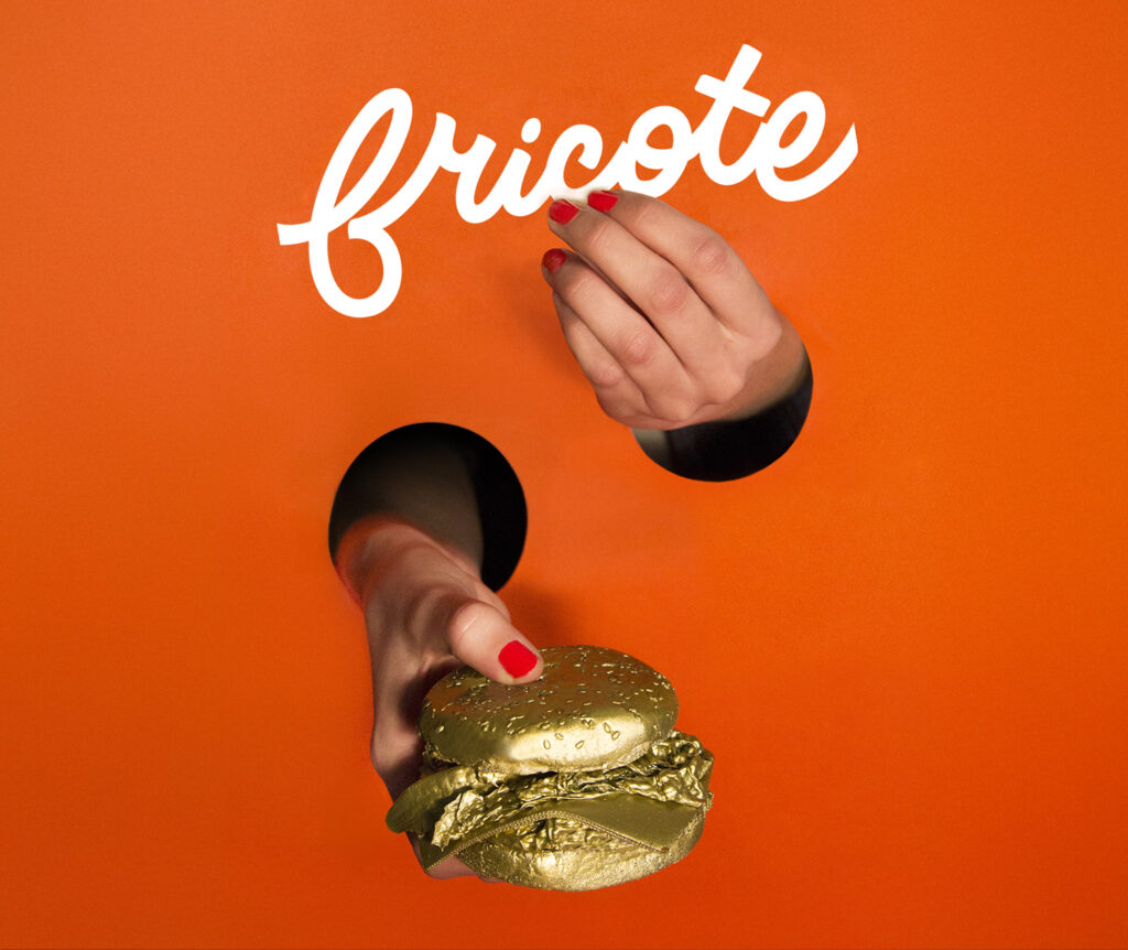 Fricote Magazine photo burger "après" | Réalisations - Flora Garde